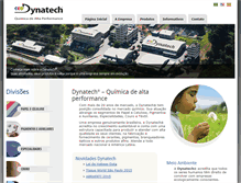 Tablet Screenshot of dynatechbr.com